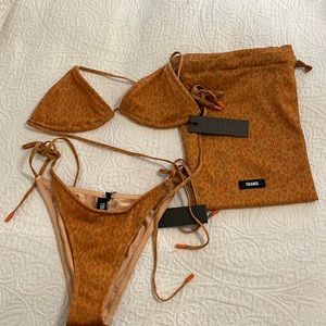 Triangl leopard two piece bikini
